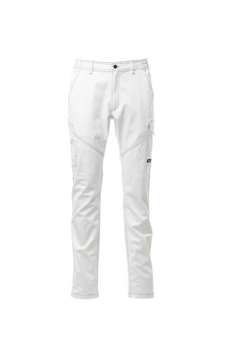 Pantaloni da Lavoro elasticizzati Payper Worker Stretch uomo donna - XXS-jjBianco