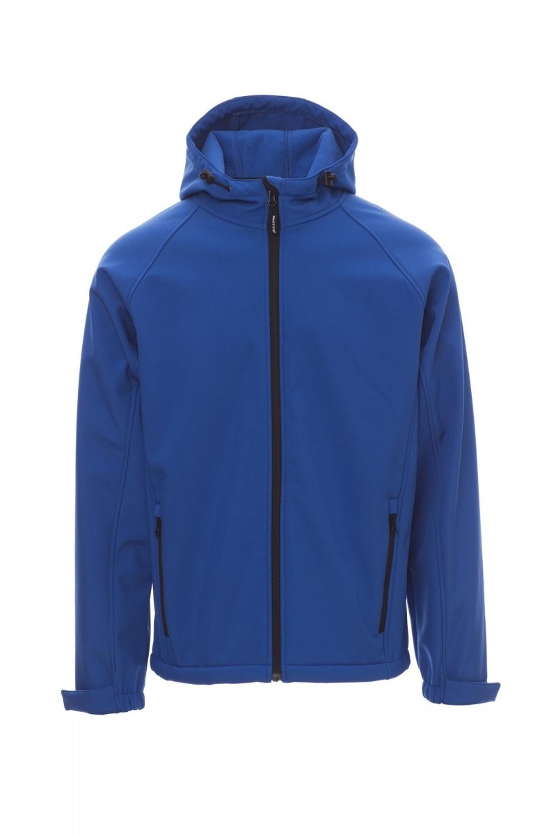 Giubbotto uomo in softshell impermeabile con cappuccio PAYPER Gale - XS-jjBlujjRoyal