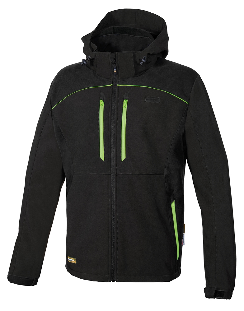 Giacca Klarbo Nero/Lime