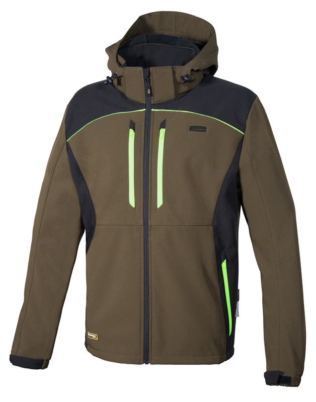 Giacca Klarbo Fango/Nero/Lime
