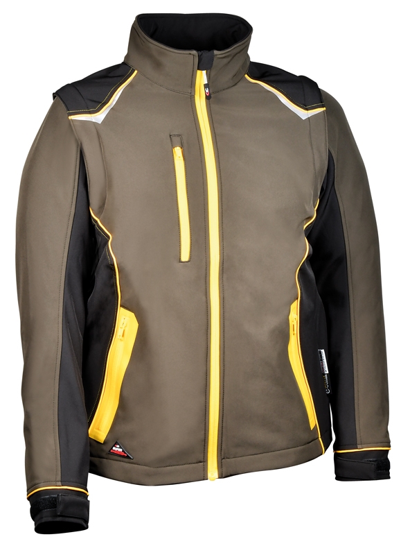 Giacca Selters Fango/Nero/Giallo