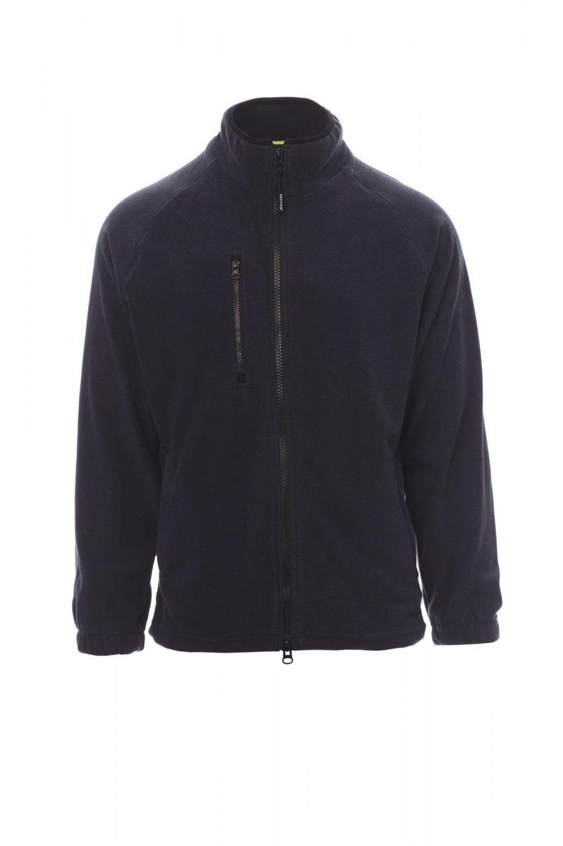 Felpa da uomo zip intera in pile Payper Norway inverbale 280 gr - XS-jjBlujjNavy