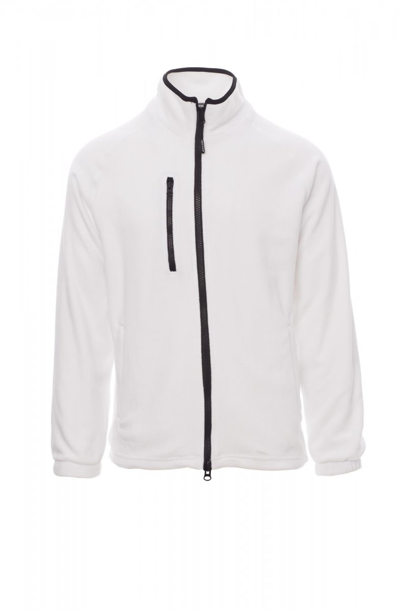 Felpa da uomo zip intera in pile Payper Norway inverbale 280 gr - XS-jjBianco