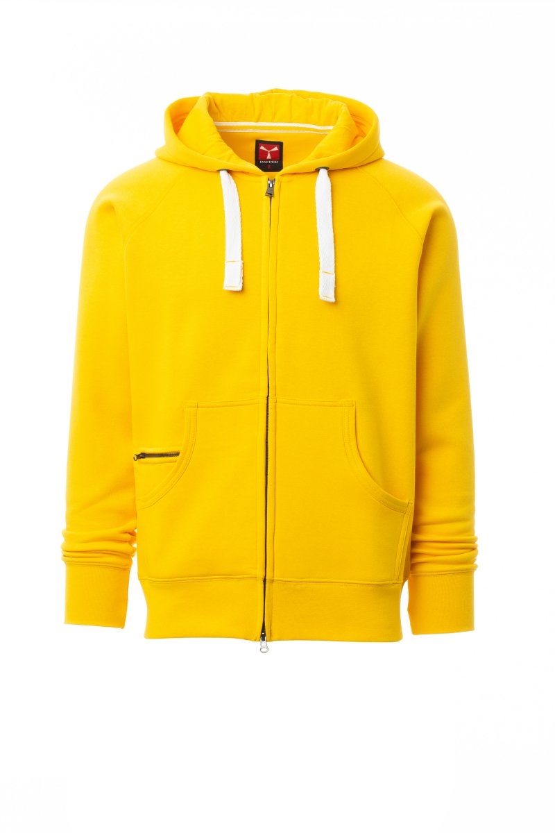 Felpa da uomo con cappuccio e tasca marsupio Payper Dallas - S-jjGiallo