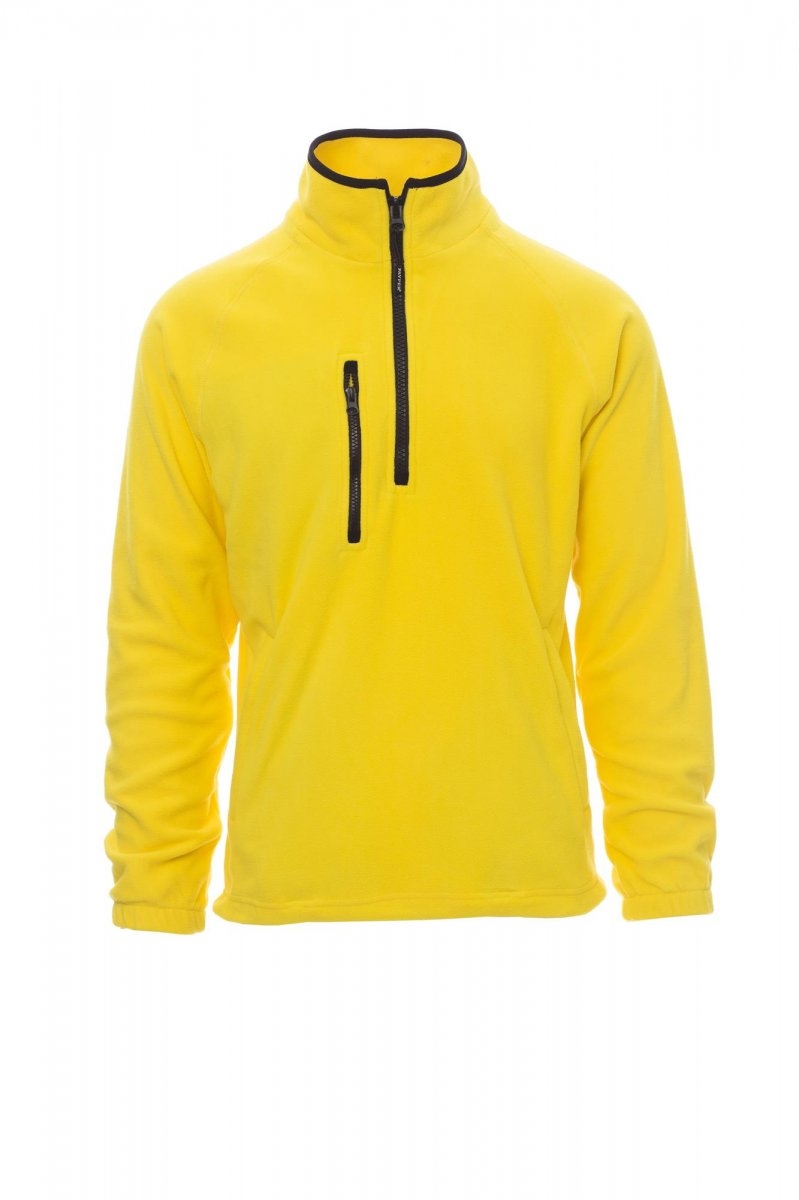 Felpa da uomo in pile 280gr Payper mezza zip - XS-jjGiallo