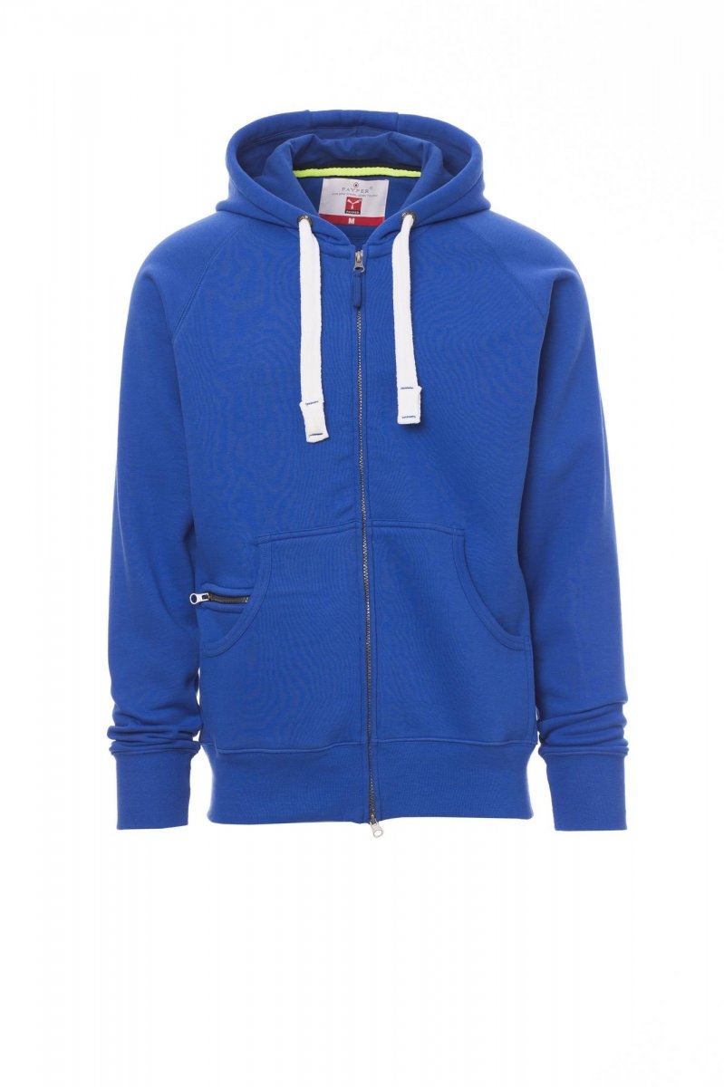 Felpa da uomo con cappuccio e tasca marsupio Payper Dallas - S-jjBlujjRoyal