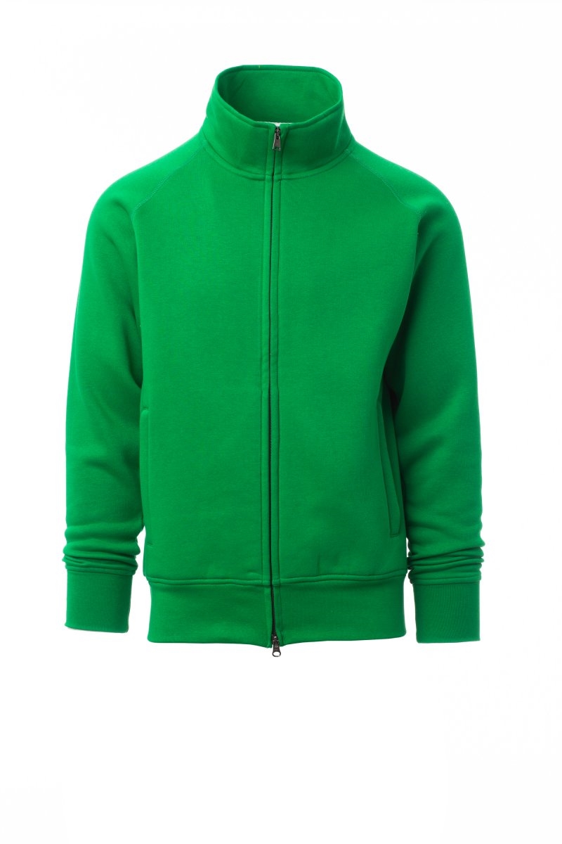 Felpa da Uomo PAYPER Panama+ in Policotone Garzato Zip Intera - XS-jjVerdejjChiaro