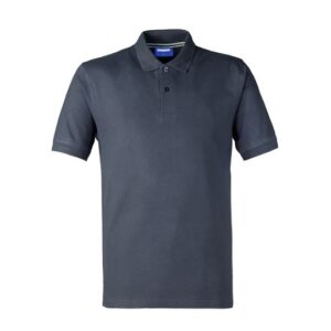 Polo da lavoro manica corta con colletto Rossini Take Time 100% cotone Antracite