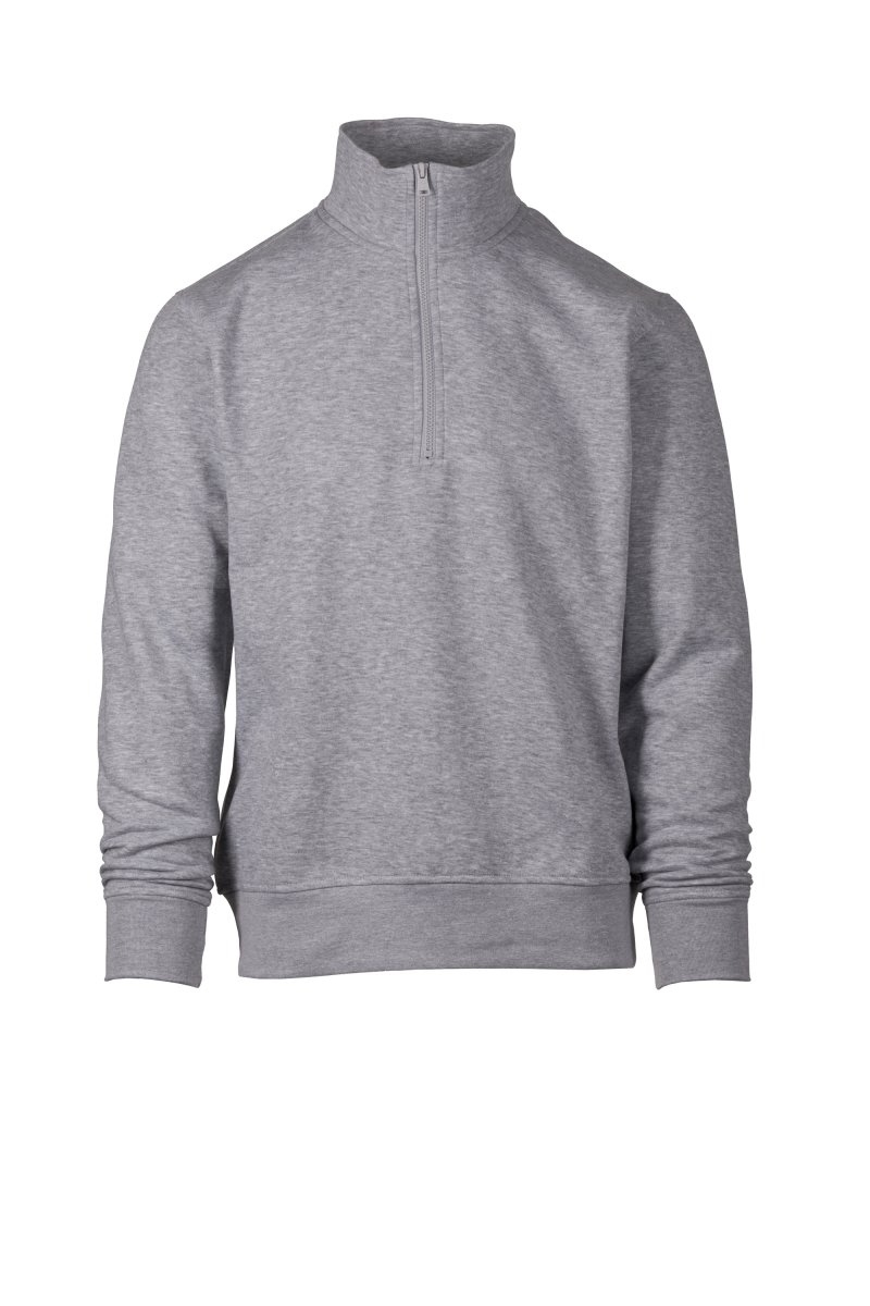 Felpa da uomo in pile con mezza zip Payper Carson - jjGrigiojjMelange-S