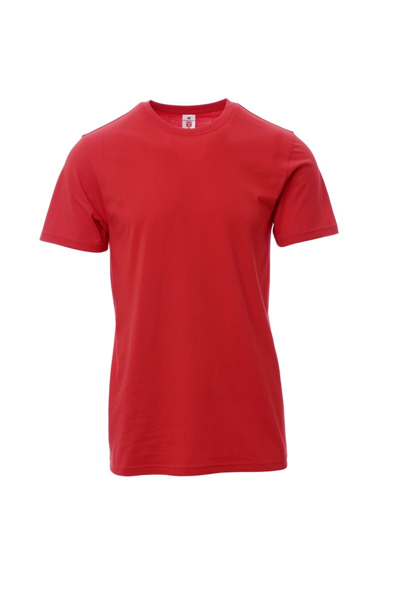 T-shirt da uomo a manica corta girocollo Payper Print 100% Cotone 150 grammi - XS-jjRosso