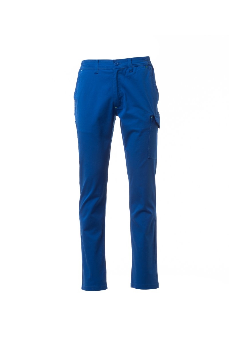 Payper Power Stretch Pantaloni da Lavoro Uomo in Cotone Elasticizzato Multitasche - S-jjBlujjRoyal