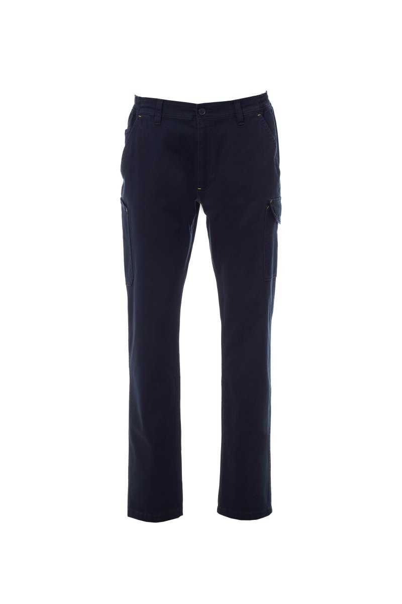Payper Power Stretch Pantaloni da Lavoro Uomo in Cotone Elasticizzato Multitasche - S-BlujjNavy