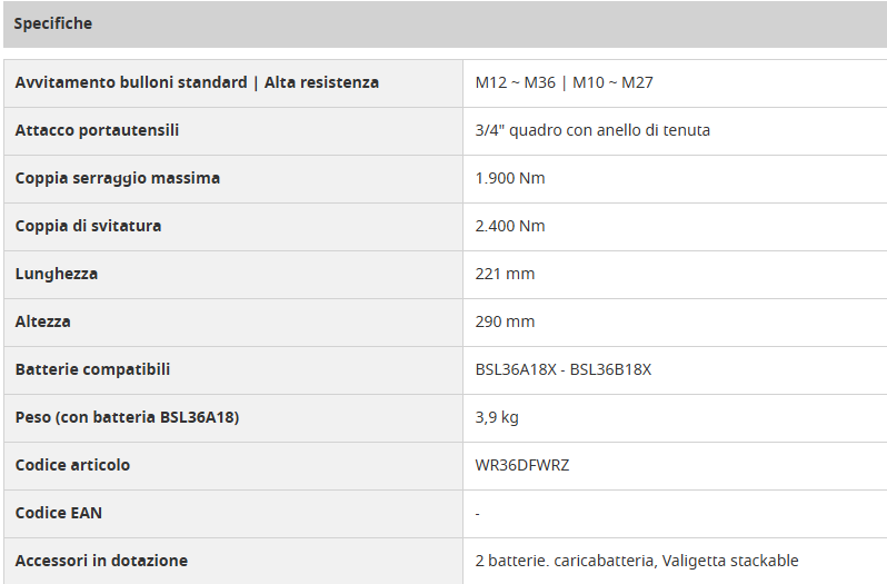 Caratteristiche