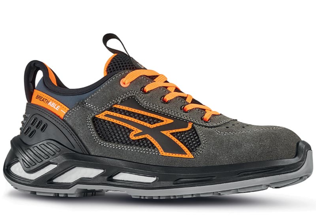 Scarpa antinfortunistica bassa U Power Ryder Esd S1P Src comoda leggera da lavoro