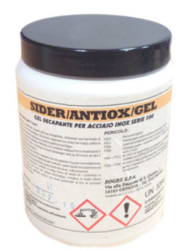 Gel decapante per decapaggio acciaio inox saldatura Tig Kg 1 Soges