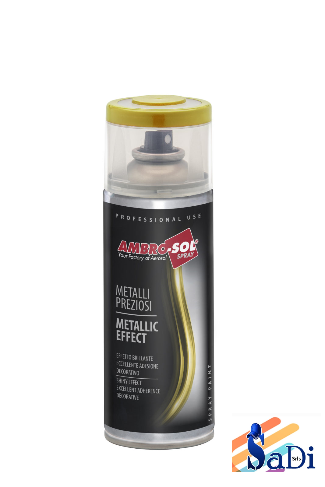 Vernice Spray Smalto Acrilico Ambrosol A Rapida Essicazione Specchiante Argento
