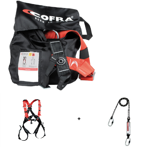 Imbracatura Marton + Connettore Saverick + Sacca Wrapper Bag Cofra