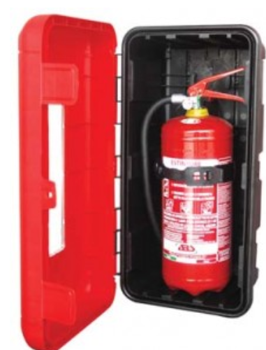 Cassetta porta estintore a polvere da 6 Kg in Pvc
