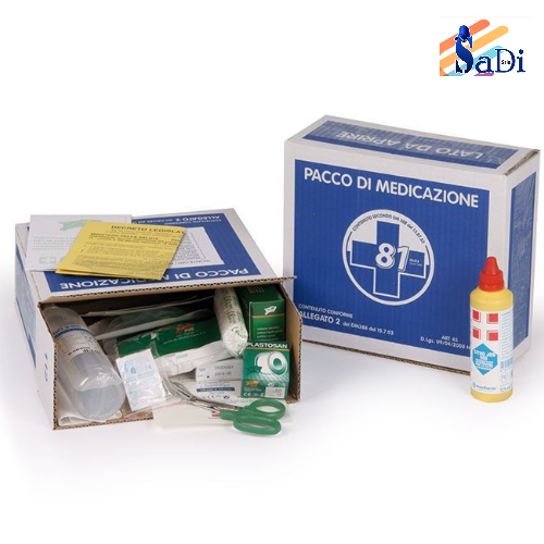 Pacco medicazione Kit medico reintegro all. 2 Dm 388/03