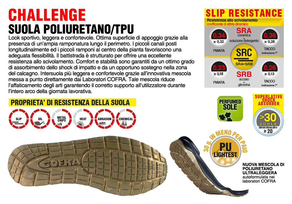 Scarpa da lavoro antinfortunistica bassa Cofra Good S1P Src