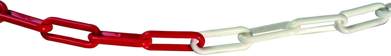 Catena segnalica in plastica Vigor Bianco/Rosso D.25mm 8X29X49mm