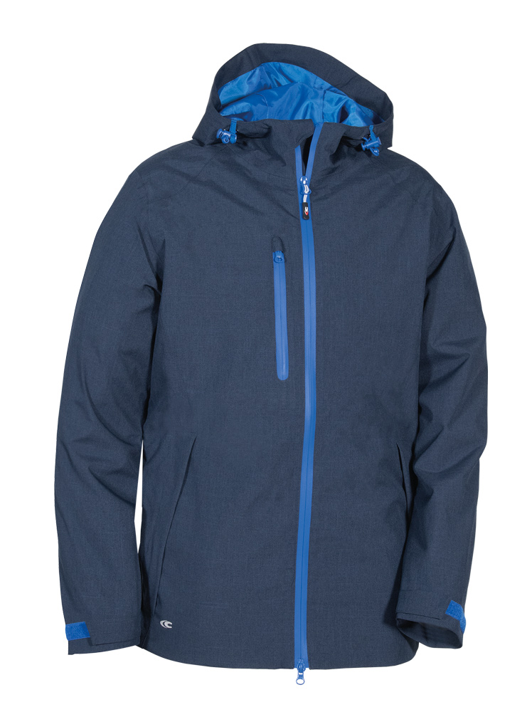 Giacca da lavoro antivento con cappuccio Cofra Bryrup Navy/Royal
