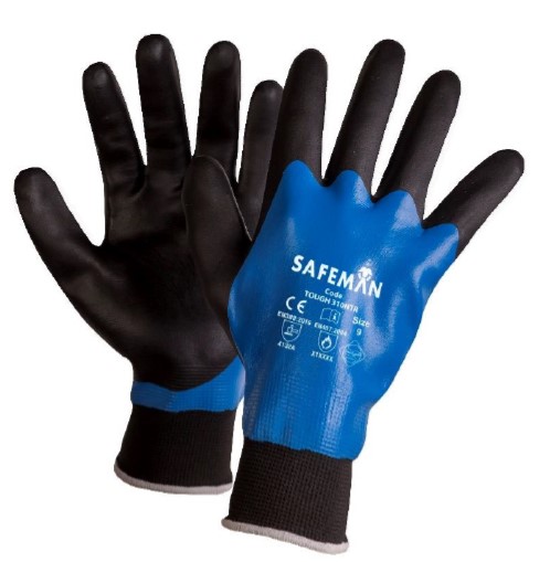 Guanti da lavoro antitaglio doppia spalmatura nitrile resistenti Safeman TOUGH 310NTR Tg. 9-10