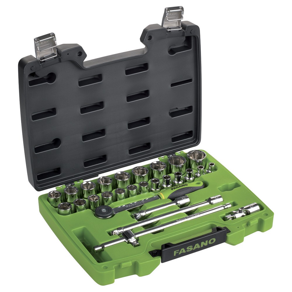 Cassetta 27 attrezzi da lavoro Fasano Tools utensili da 1/2 FG625/S27