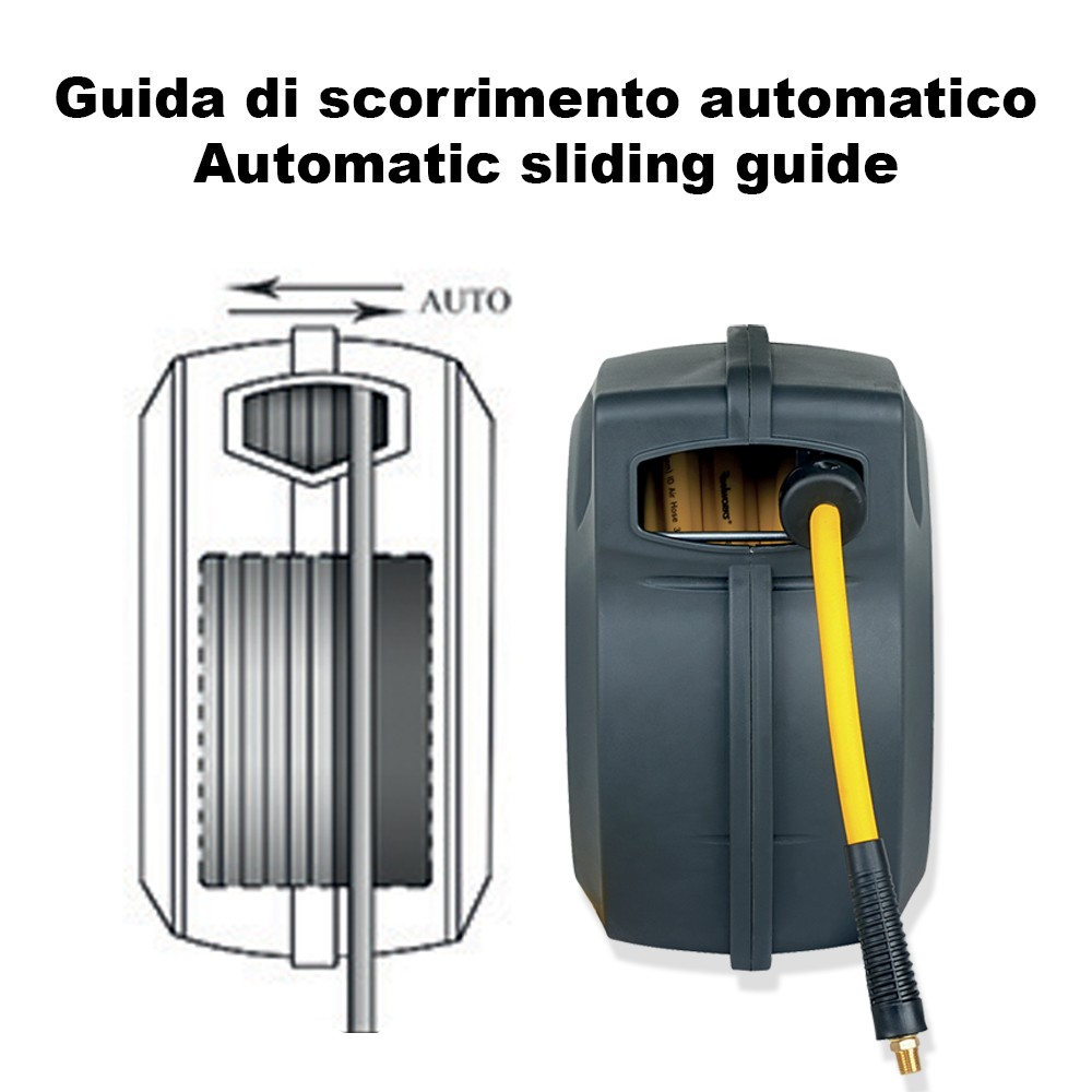 Avvolgitubo automatico per aria compressa Fasano Tools FGA 382/AR15