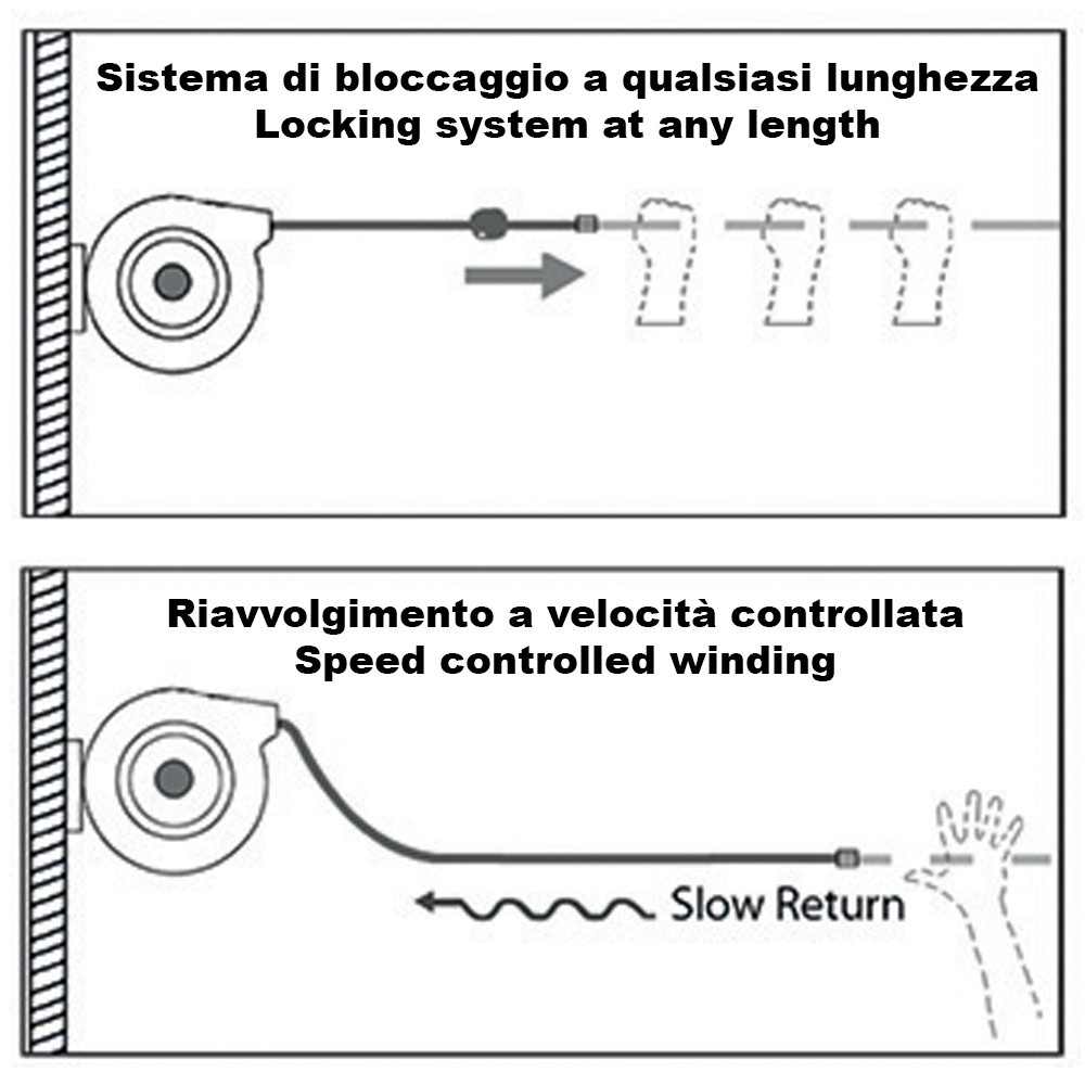Avvolgitubo automatico per aria compressa Fasano Tools FGA 382/AR15