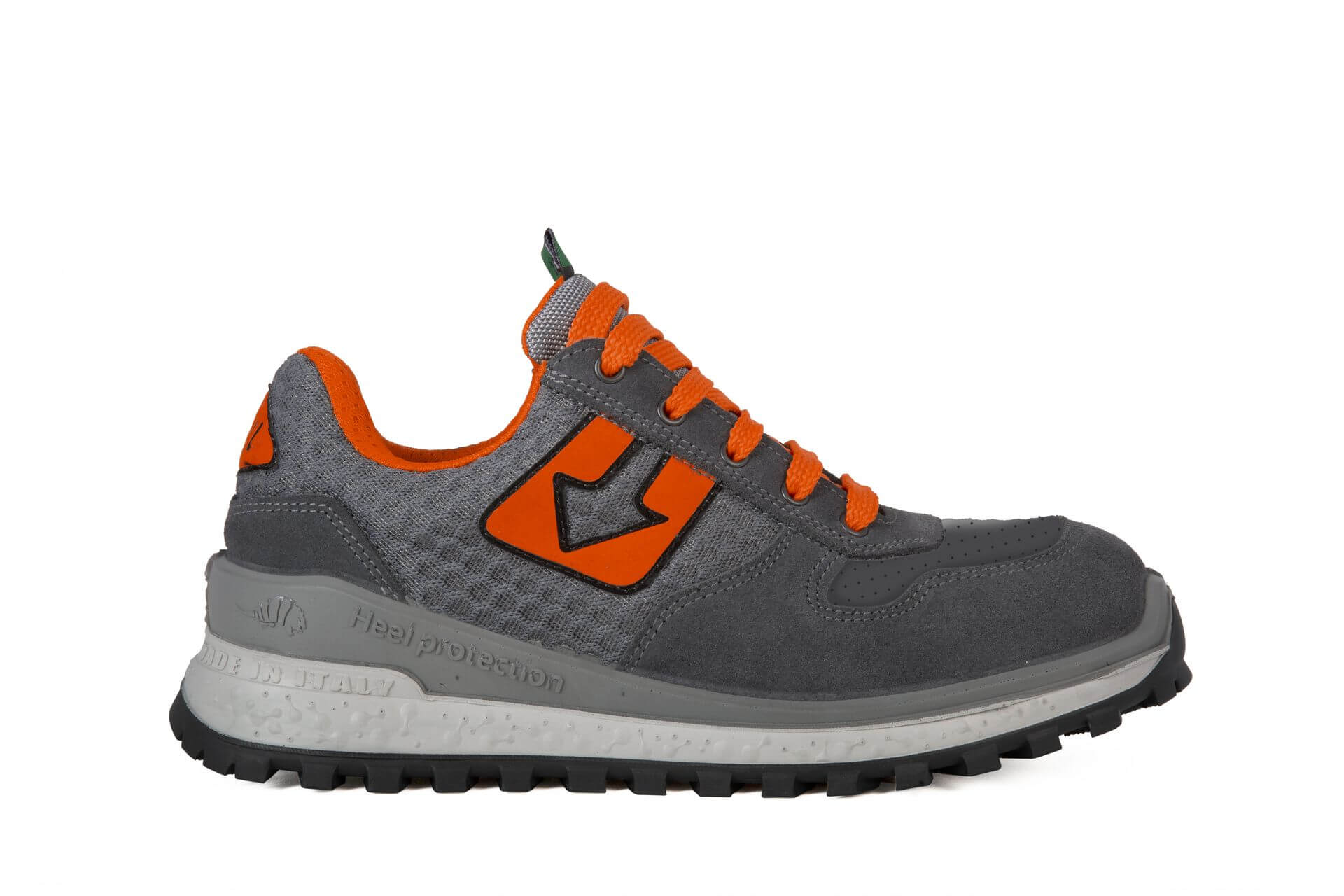 Scarpa antinfortunistica bassa Lewer Monaco S1P scamosciata comoda da lavoro Made in Italy