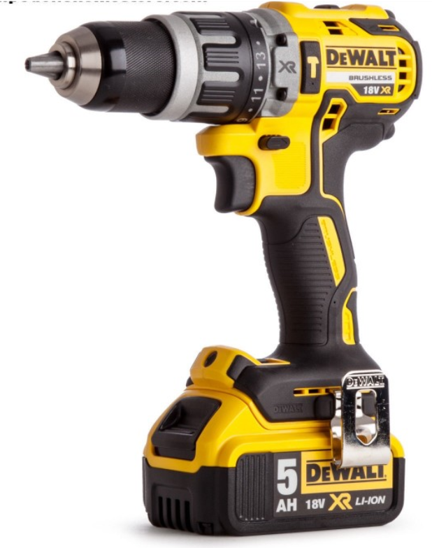 Dewalt DCD796 Trapano avvitatore XR 18V Perc Brushless 2 batterie caricabatterie