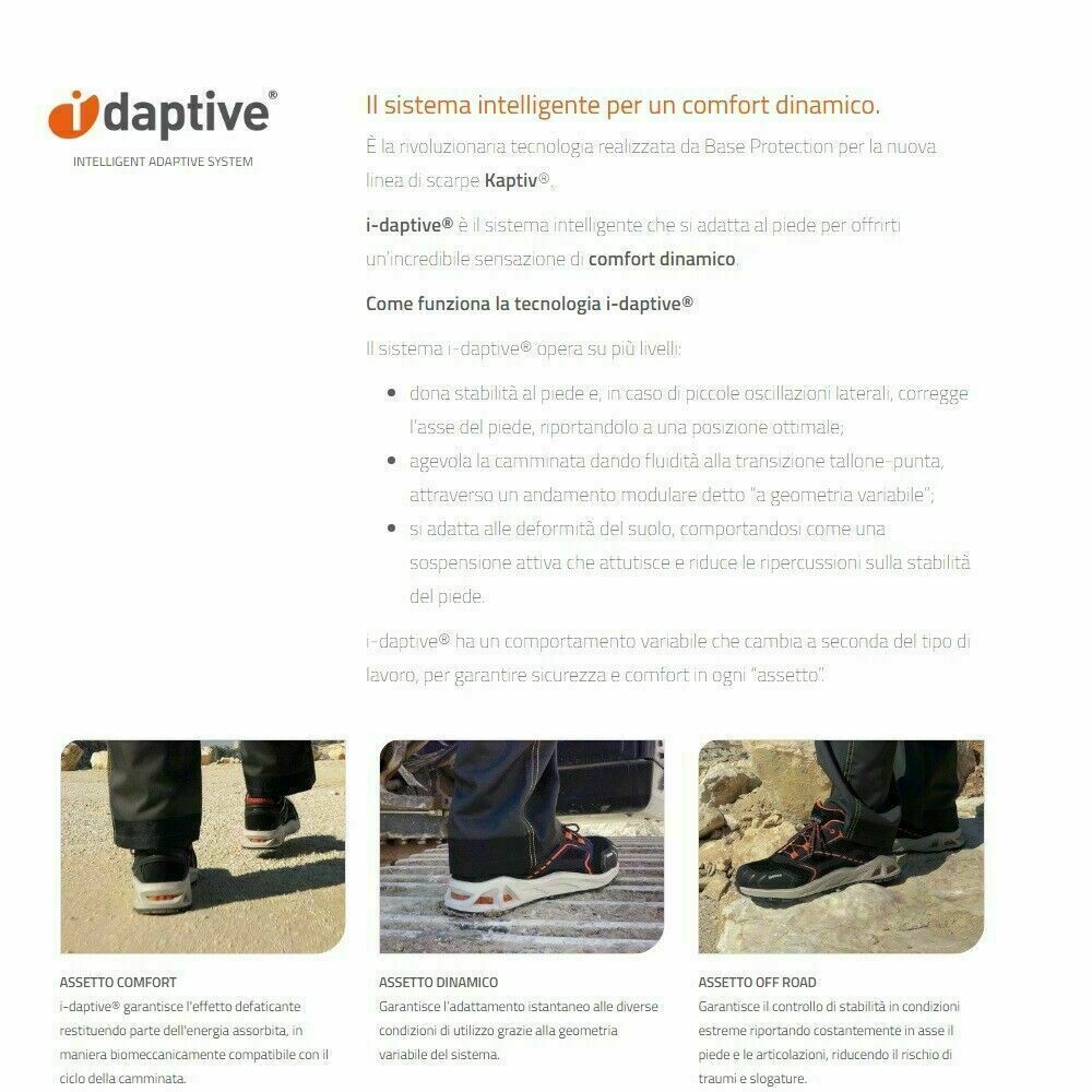 Scarpa antinfortunistica bassa Base K-Step da lavoro traspirante