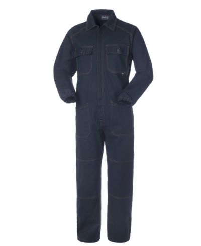 Tuta da lavoro 100% cotone blu meccanico agricoltura leggera rossini A40109