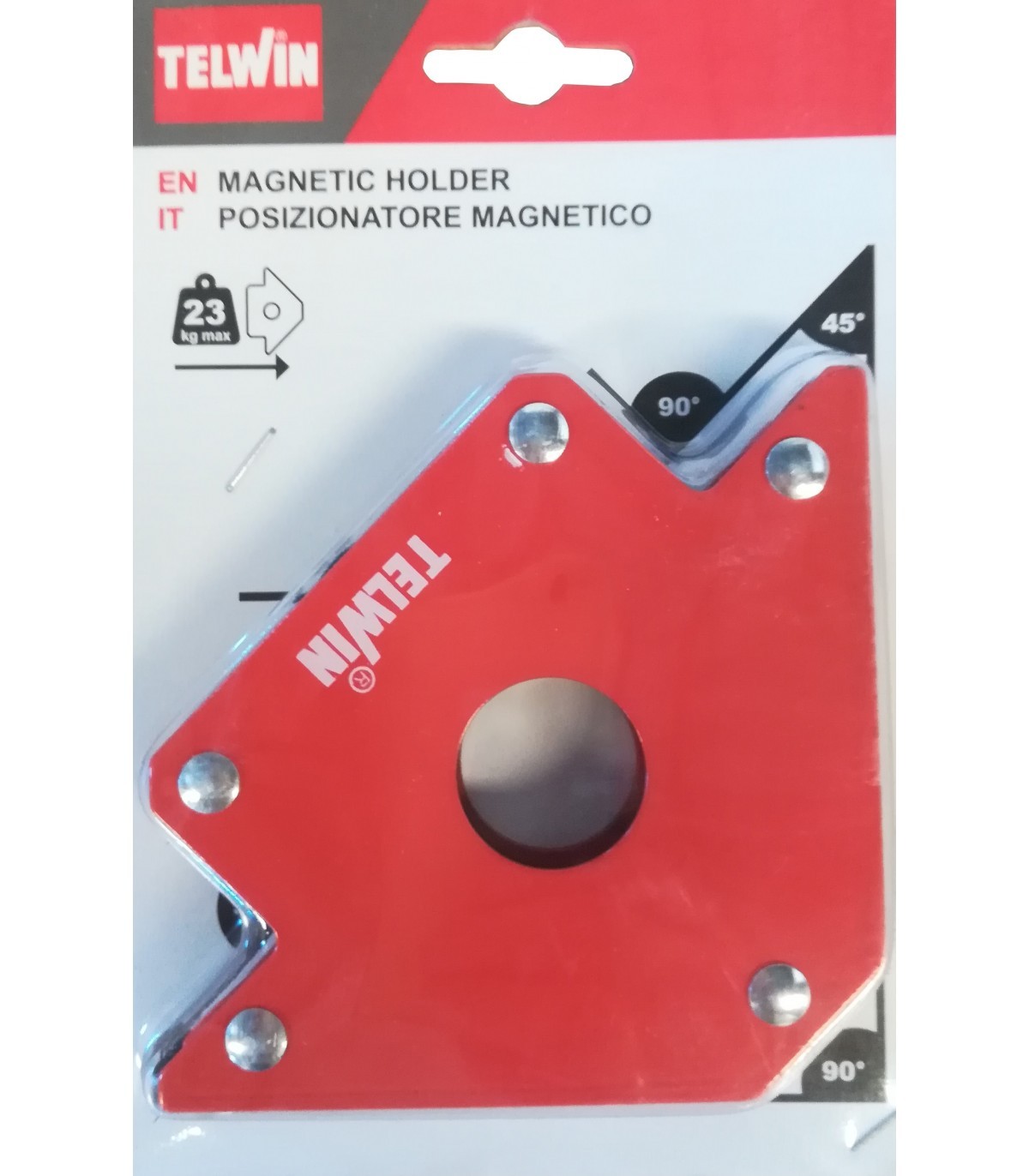 Posizionatore magnetico saldatura squadra magnetica 23Kg 45 90 135 Gradi Telwin